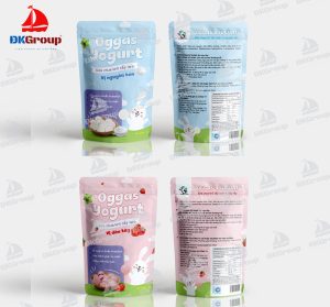 Túi zipper đáy đứng in hình vui nhộn bắt mắt giới trẻ